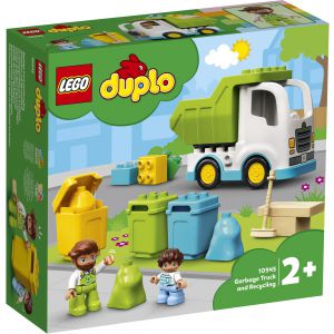 LEGO Duplo 10945 Śmieciarka i kosze do recyklingu
